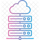Servidor De Alojamiento Nube Base De Datos Icono
