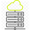 Servidor De Alojamiento Nube Base De Datos Icono