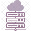 Servidor De Alojamiento Nube Base De Datos Icono