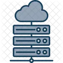 Servidor De Alojamiento Nube Base De Datos Icono