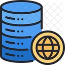 Servidor De Alojamiento Alojamiento Web Almacenamiento De Datos Icono