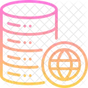 Servidor De Alojamiento Alojamiento Web Almacenamiento De Datos Icono