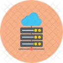 Servidor De Alojamiento Nube Base De Datos Icono