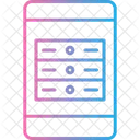 Servidor De Aplicativo Movel Aplicativo Nuvem Ícone