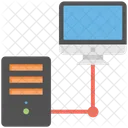 Servidor Cliente Hospedagem Ícone