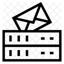 Servidor Mensaje Base De Datos Icono