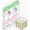 Analise De Servidor Servidor De Dados Armazenamento De Dados Ícone