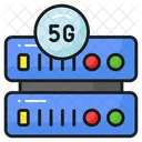 5 G Rede Servidor Ícone