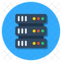 Servidor De Datos Rack De Servidores Alojamiento De Datos Icono