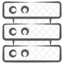 Concentrador De Red Servidor De Red Servidor De Datos Icono
