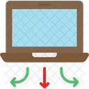 Servidor De Datos Intercambio De Datos Transferencia De Datos Icono