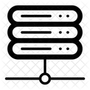 Servidor De Datos Compartido Sql Base De Datos Icono