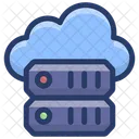Servidor De Datos En La Nube Computacion En La Nube Alojamiento En La Nube Icon