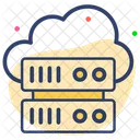 Servidor de datos en la nube  Icono