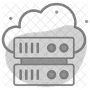 Servidor de datos en la nube  Icono