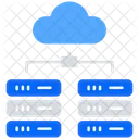 Servidor Em Nuvem Conexao De Servidor Conexao Em Nuvem Ícone