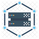 Servidor De Red Base De Datos Electron Icono