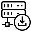 Servidor Descarga Base De Datos Icono