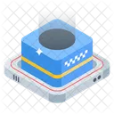 Holograma De Servidor Datacenter Backup De Dados Ícone