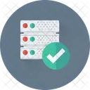 Servidor Banco De Dados Verificado Ícone