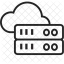 Servidor En La Nube Datos Almacenamiento Icono