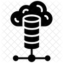 Servidor En La Nube Base De Datos En La Nube Almacenamiento Digital Icono