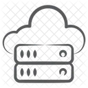 Servidor En La Nube Base De Datos En La Nube Datos En La Nube Icono