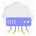 Servidor Em Nuvem Computacao Em Nuvem Armazenamento Em Nuvem Ícone
