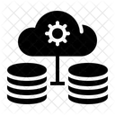 Servidor Em Nuvem Fonte De Dados Configuracoes Ícone