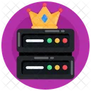 Servidor King Hosting Premium Base De Datos Premium Icono