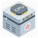 Processador De Servidor Datacenter Backup De Dados Ícone