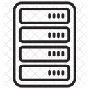 Rack De Servidores Hosting Mainframe Icono