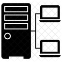 Red De Servidores Servidor De Datos Alojamiento De Servidores Icono