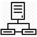 Rede De Servidores Servidor De Dados Sistema De Servidor Ícone