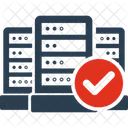 Servidor Verificado Completo Banco De Dados Ícone