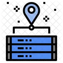 Localizacao Virtual Servidor Icon