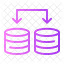 Servidores Base De Datos Almacenamiento Icono