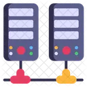 Conexao De Servidor Servidores Conectados Hospedagem Na Web Icon