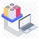 Servidores Del Sistema Servidores De Datos Del Sistema Visualizacion De Datos Icono