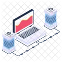 Servidores Del Sistema Servidores De Datos Del Sistema Visualizacion De Datos Icono