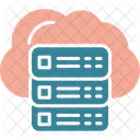 Almacenamiento En La Nube Alojamiento En La Nube Datos En La Nube Icono