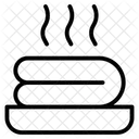 Serviette chaude  Icône