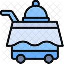 Serving Cart Food Trolley Food Cart Icon