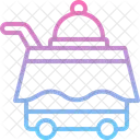 Serving Cart Food Trolley Food Cart Icon