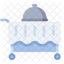 Serving Cart Food Service Trolley Icon