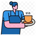 Serving Coffee  Icon