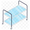 Serving Trolley Food Trolley Handcart Icon
