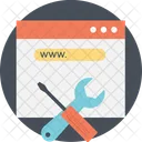 Sito Web Manutenzione Strumenti Icon