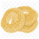 Sesame Bread Rings Icon