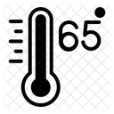 Sessenta E Cinco Celsius Clima Ícone